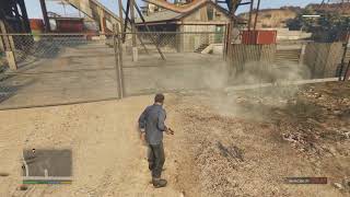 GTA V Tazing at the Coyote and Throwing Tear Gas [upl. by Aratak]