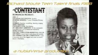 Romancia  Richard Stoute Teen Talent finals 1988 [upl. by Bokaj]