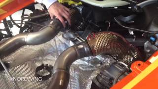 McLaren 650s exhaust straight pipes no cats cold start and HIGH revs [upl. by Panter]