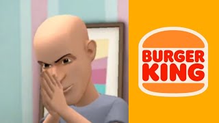 Classic Caillou misbehaves at Burger KingGrounded S1 EP38 [upl. by Ahseital819]