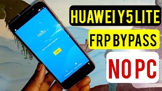 Huawei Y5 Lite DRALX5 Frp Bypass  How To Remove Google Account On Huawei DRALX5  Without Pc [upl. by Yursa]