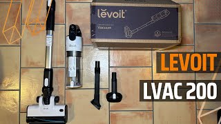 JE TESTE LE LEVOIT LVAC 200  UN ASPIRATEUR BALAIS EXTRÊMEMENT PUISSANT FR ✔️ [upl. by Nich]