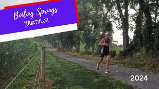 Boiling Springs Triathlon 2024 [upl. by Tasiana]