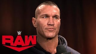 Randy Orton on Batista going into WWE Hall of Fame Raw Exclusive Dec 9 2019 [upl. by Irmine]