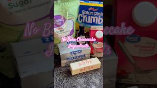 NoBake Cheesecake Ingredients  Quick Dessert Prep QuickDessert [upl. by Larisa946]