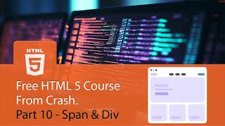 HTML Crash course part 10 Span amp Div tags speak khmer [upl. by Dorcia]