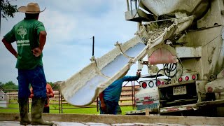 Farmhouse Addition Step 1  Concrete [upl. by Xino]