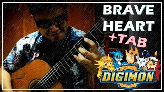 DIGIMON Brave Heart  Classical Fingerstyle Guitar Cover [upl. by Estey84]