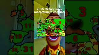 2025 Military Rank Predictions By ChatGPT fypシ゚viral chatgpt 2025 military mapping [upl. by Nnylyam]