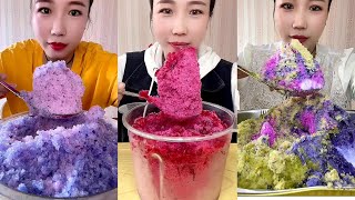 REQUEST ASMR QIAN POWDERY ICE EATING [upl. by Hoisch]