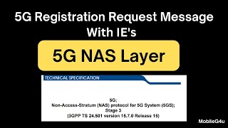 5G Registration Request Message  5G NAS Layer [upl. by Chavaree]