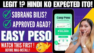 UNEXPECTED ITO 🙀 MABILIS NA APPROVAL EASY APPLICATION AT LEGIT NA LOAN APP  EASY PESO REVIEW [upl. by Gualterio]