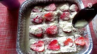 STRAWBERRY CAKE BOX RECIPE jazz cooking hour [upl. by Mohandis558]