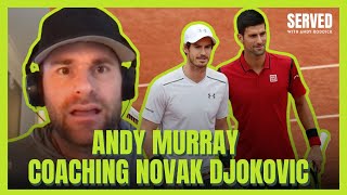 ANDY MURRAY Is Coaching NOVAK DJOKOVIC [upl. by Akemeuwkuhc]