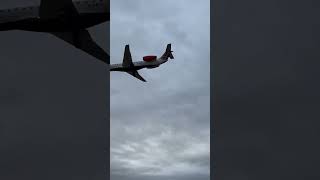 Loganair Landing LHR Heathrow heathrowplanespotting embraer avgeek planespotting [upl. by Ela]