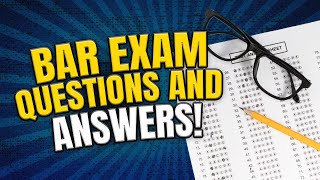 Bar Exam Questions and Answers  Bar Exam Review 2023 [upl. by Eekram505]