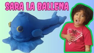 🐬Haciendo a Sara la ballena en plastilina 🐳 [upl. by Rois705]