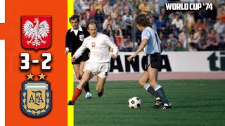 Poland vs Argentina 3  2 Full Highlight World Cup 1974 [upl. by Casta493]