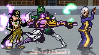 Jotaro part 6 vs Pucci CMoon  Epic Quick Match Battle MUGEN [upl. by Lynne]