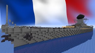 Minecraft Project  Battleship Dunkerque [upl. by Lanna]