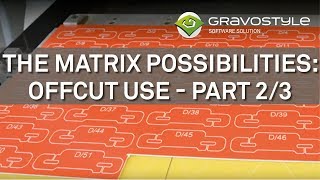 Logiciel Gravostyle™ Fonction Matrix multicopy Utilisation de chutes pour étiquette de câble 23 [upl. by Westbrooke]