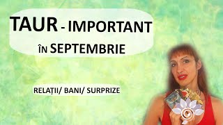 TAUR SEPTEMBRIE 2  Relații Bani Surprize  TAROT  Zodii de PĂMÂNT  Horoscop [upl. by Innad]