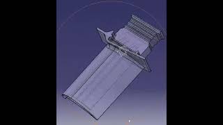 Gas Turbine Blade Design in Catia Software [upl. by Ykvir]