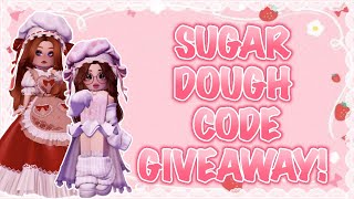 SUGAR DOUGH ROYALE HIGH TOY CODE GIVEAWAY [upl. by Missak]