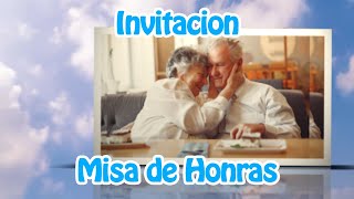 invitación a misa de primer año FALLECIMIENTO ⛪🕊 invitacion a misa primer mes de fallecimiento ⛪🕊 [upl. by Dewees]