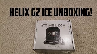 Humminbird Helix G2 Ice Unboxing [upl. by Manfred]