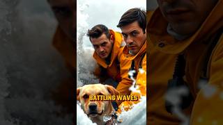 Raging River Rescue Dog’s Unbelievable Survival Story shorts viralshorts animals [upl. by Sherar]