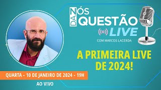 LIVE COMIGO  PERGUNTA QUE EU TE RESPONDO 10 01 2024  Psicólogo Marcos Lacerda [upl. by Putnem179]