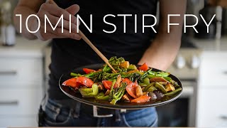 FAST Vegetable Stir Fry  EASY Chinese Veggies Recipe [upl. by Riki262]