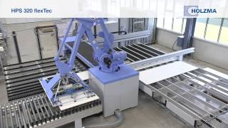 HOMAG B320 HPS 320 flexTec Automatic Single Line Cutting System [upl. by Aynwat]