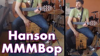 Hanson  MMMBop acoustic one man band cover [upl. by Valaria879]