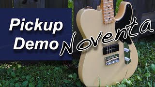 Fender Noventa Telecaster Pickup Demo No Commentary [upl. by Heyer174]