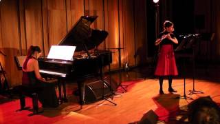 Olga Neuwirth quotVerfremdungEntfremdungquot for flute piano and tape  Ensemble Vertebræ [upl. by Anitsuga]