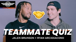 How Well Do the KNICKS Know Their Teammates 🤓  Wingmen Episode 1 [upl. by Oniger]