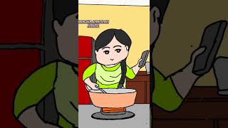 Maa meye jokhon phn pagol😂idiot animation funnyBorsha009trending viralshorts [upl. by Madora205]