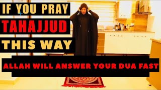 This is how to pray Tahajjud in Islam for quick answer from Allah  correct way to pray rahajjud [upl. by Nappie441]