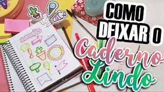 10 DICAS E TRUQUES PARA ALUNOS COMO DEIXAR O CADERNO BONITO 2  Karina Idalgo ♥ [upl. by Lairea]