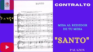 Santo Misa Al rededor de tu mesa la voz de la Contralto [upl. by Karalee438]