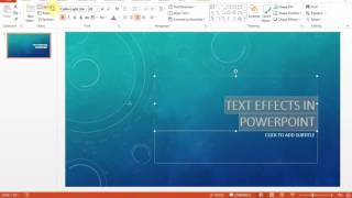 How To Make Text Italic In Microsoft PowerPoint 2013 [upl. by Robertson]