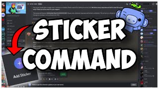 NEW  How to make a ADD STICKER COMMAND for your discord bot  Discordjs V14 [upl. by Hsetim]