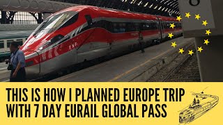 Eurail Global Pass  Europe Travel on budget [upl. by Daune]