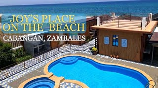 Joys Place on the Beach Beachfront Accommodation  Cabangan Zambales Virtual Exploration [upl. by Abbi]