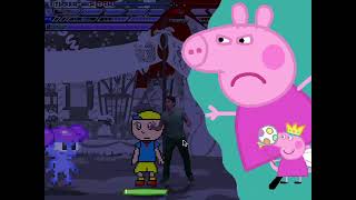 Hugo Trav Mugen Battle 371 Master Pibby And Jerma VS Peppa Pig And Caillou [upl. by Ardnossac736]