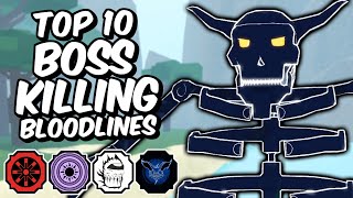 Top 10 BEST Shinobi Life 2 Bloodlines for NEW PVE [upl. by Avika]