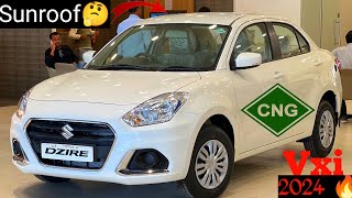 2024 Maruti Suzuki Dzire Vxi Cng ❤️ Best Family Car  Detailed Review ₹ 844 lakh [upl. by Aldus]