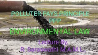 POLLUTER PAYS PRINCIPLE  ENVIRONMENTAL LAW  EXPLANATION IN TAMIL [upl. by Godrich]